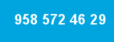958 572 46 29 958 572 46 29